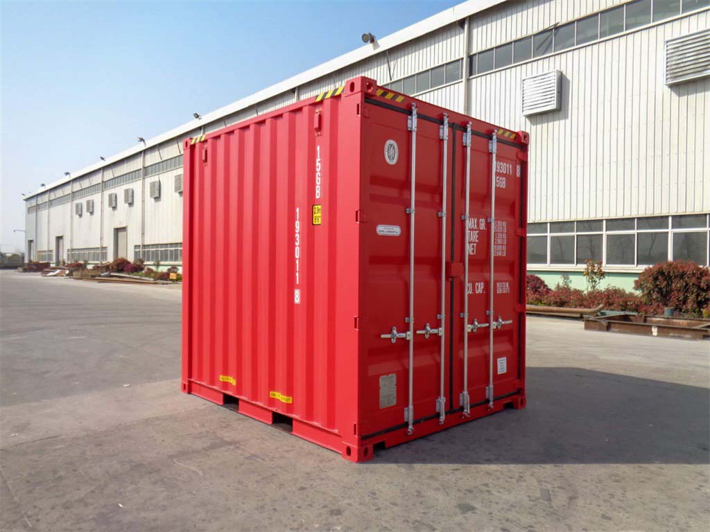 10ft Container High Cube Wind und wasserdicht RAL 3020