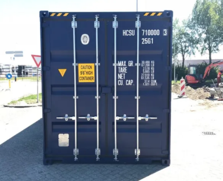 20 Fuss High Cube Seecontainer mit Stahlboden