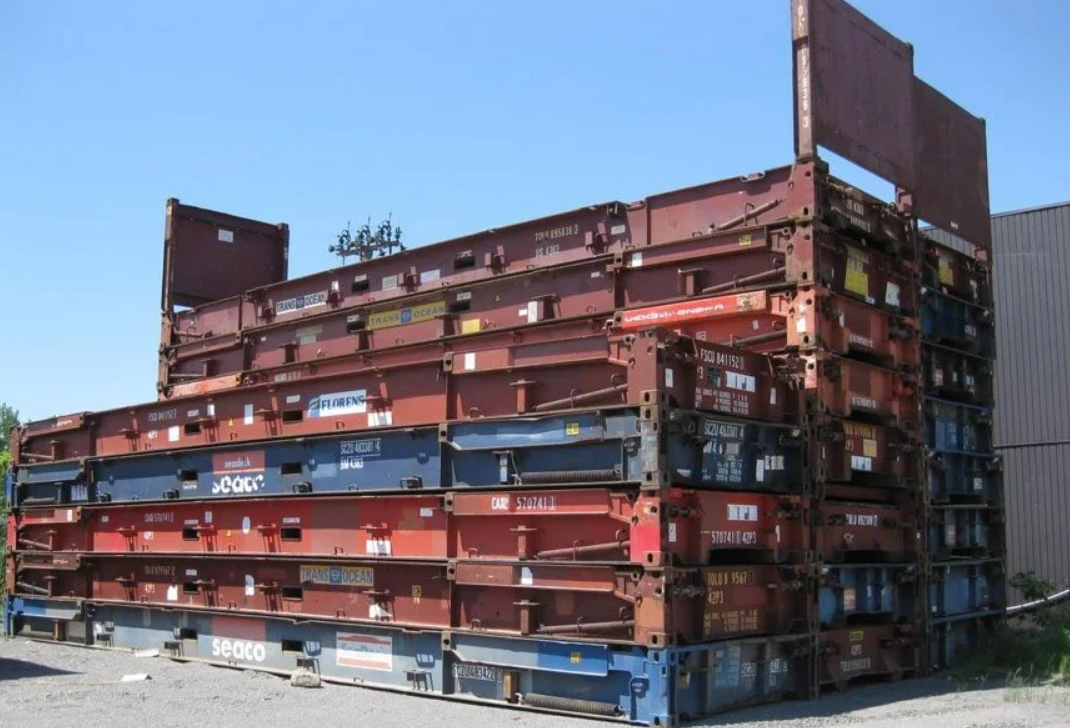 40 Fuss Flat Rack Container gebraucht