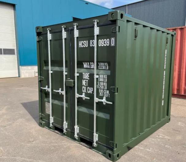 8-Fuß-Lagercontainer – Grün