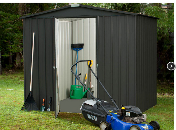 Gartenhaus aus lackiertem Metall – 3,2 m²