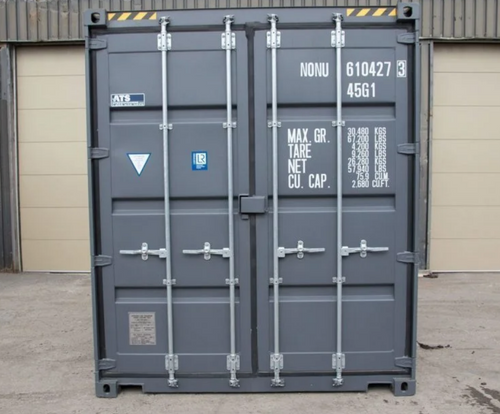 10ft Seecontainer High Cube Dunkelgrau