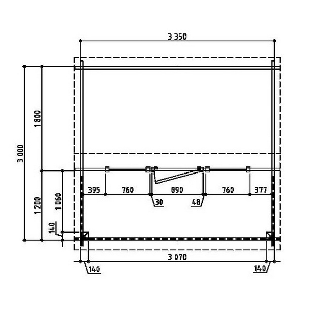 Gartenbüro für Sie – 10 m²