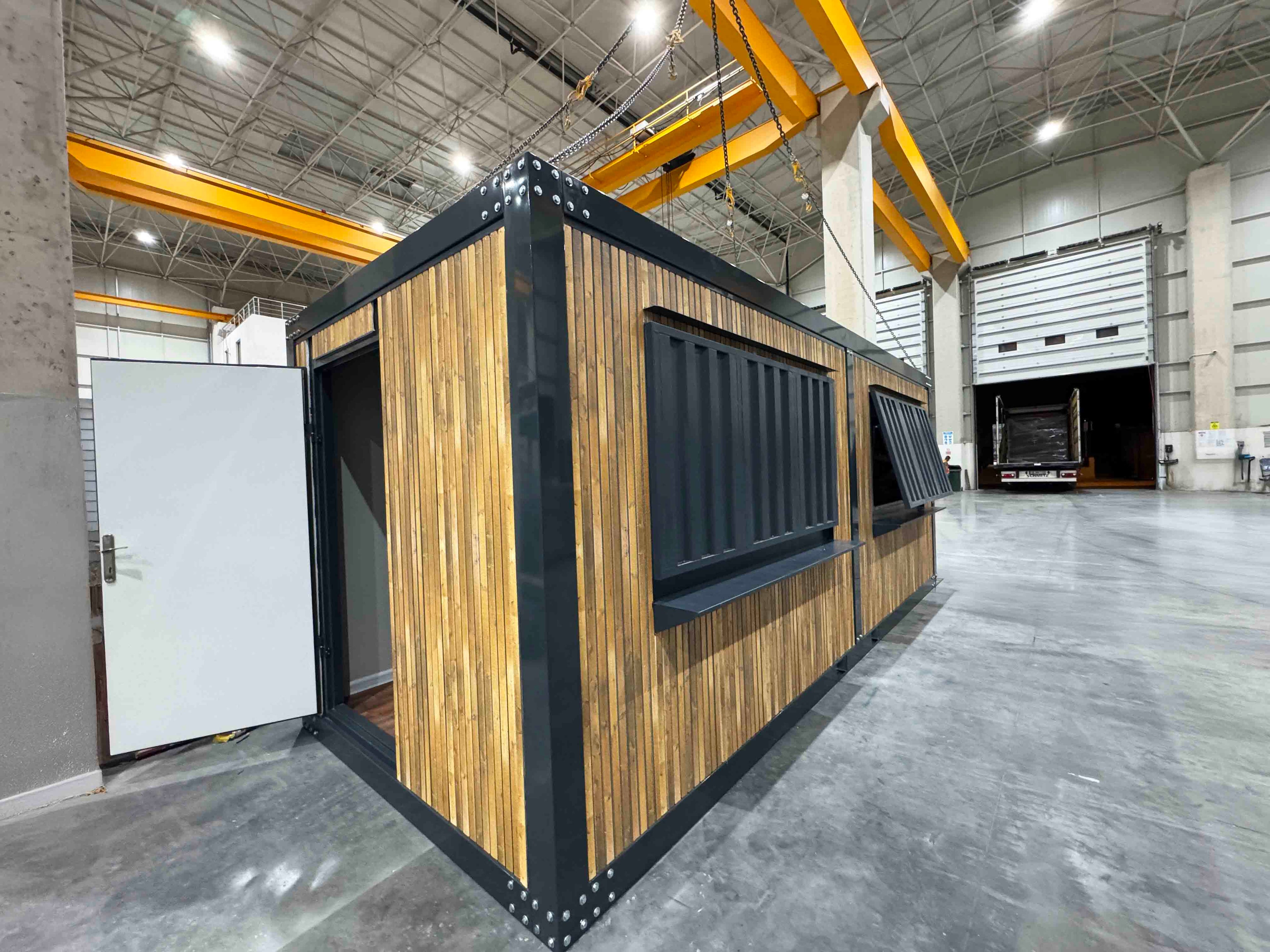 Verkaufscontainer Modell IMBISS HOLZ