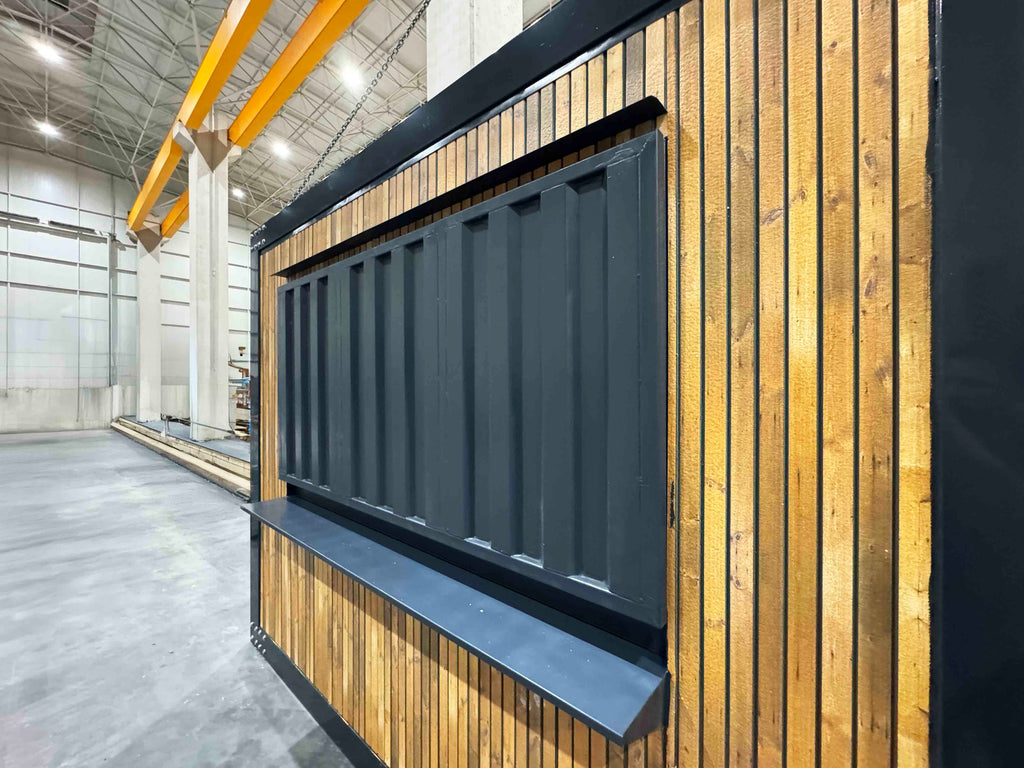 Verkaufscontainer Modell IMBISS HOLZ