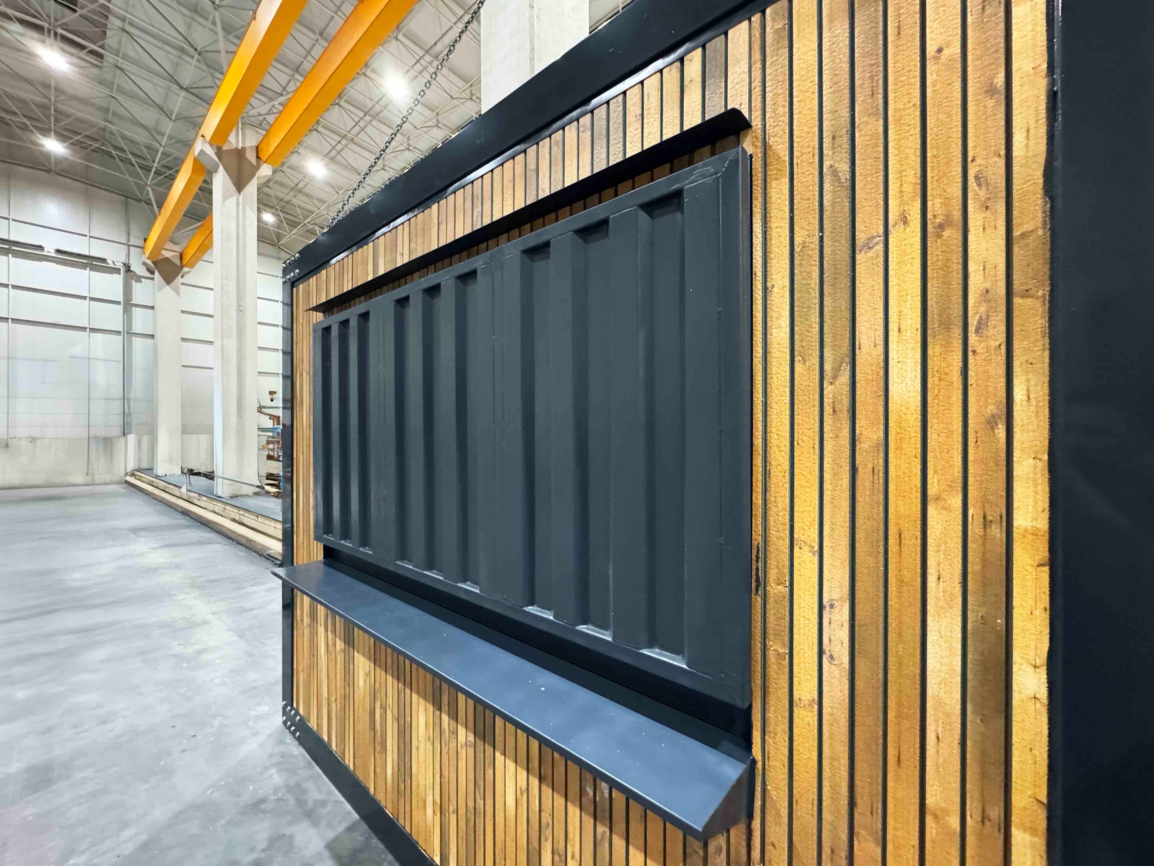 Verkaufscontainer Modell IMBISS HOLZ