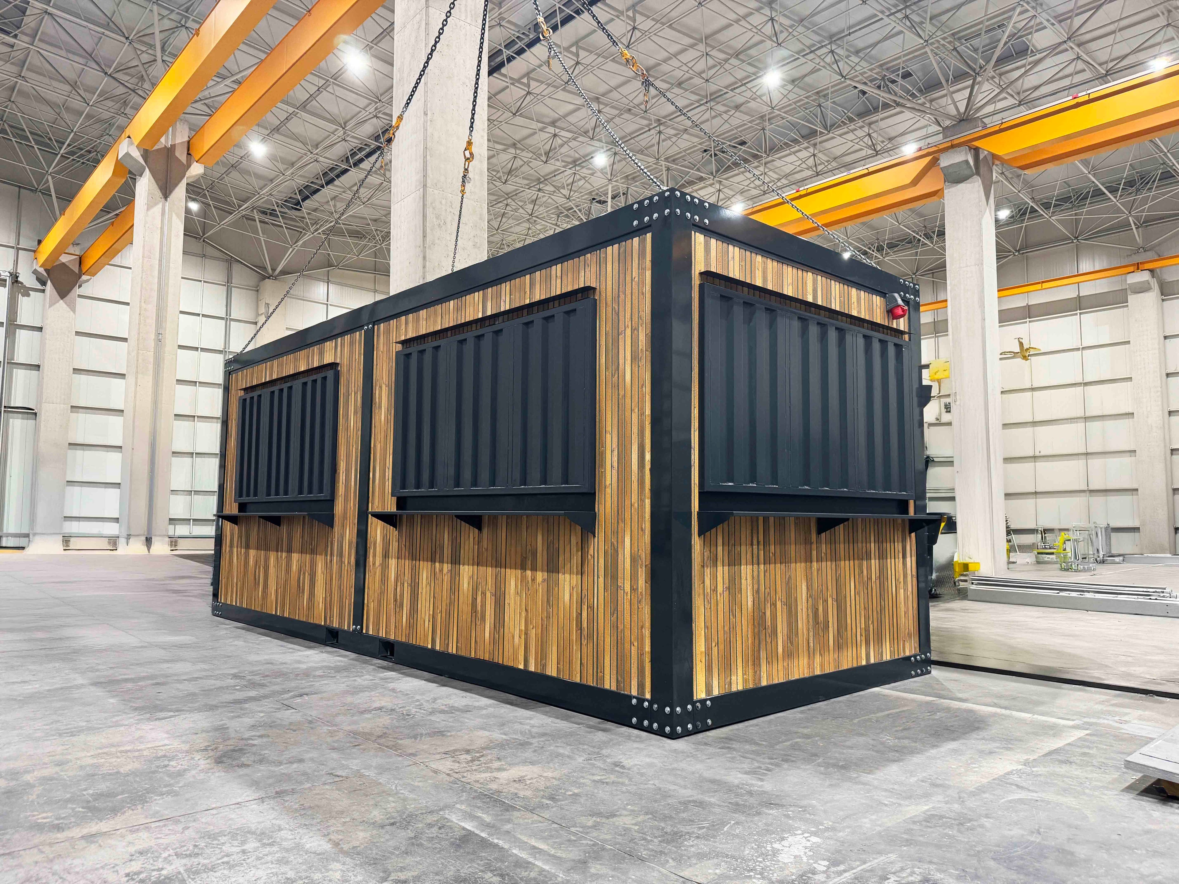 Verkaufscontainer Modell IMBISS HOLZ